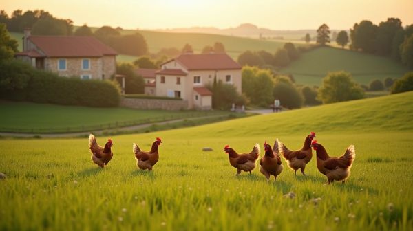 Qualité indéniable de l'élevage de volailles à Villiers-le-Morhier